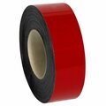 Bsc Preferred 2'' x 100' - Red Warehouse Labels - Magnetic Roll LH148